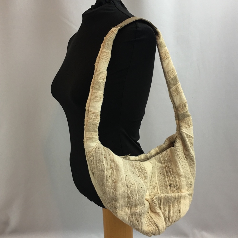 Vintage tan hippie 80s boho hobo chic festival